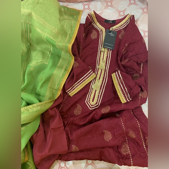 Designer Asim Jofa 3 pc Dress - Picture 10 of 14